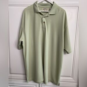 Bamboo Cay Men's Size XL Soft Green Short Sleeve Polo Shirt Golf Tennis Cool